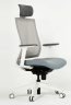 Кресло FALTO G1 GON-01WAL/GY-GY Спинка серая/сидение серое/Каркас белый Кресло FALTO G1 GON-01WAL/GY-GY Спинка серая/сидение серое/Каркас белый