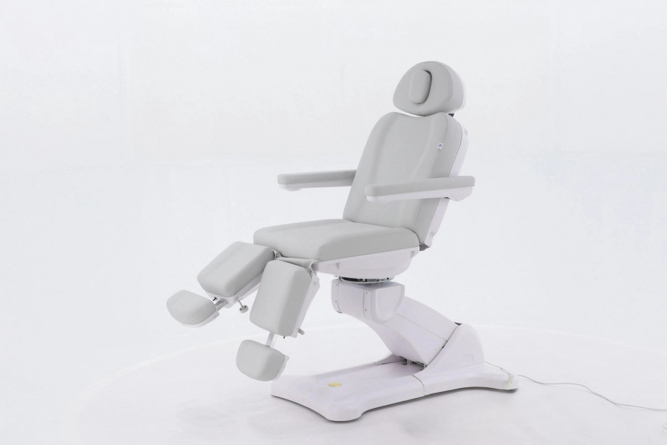 Педикюрное кресло электрическое MED-MOS ММКП-3 (КО-193Д) св.серый