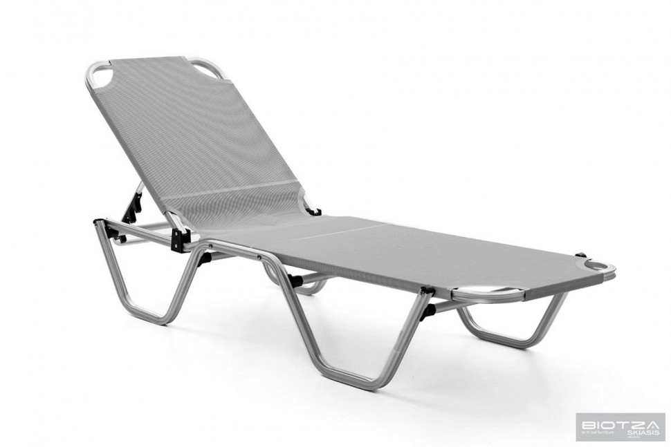 Шезлонг Dias алюминиевый, серый Шезлонг Dias алюминиевый, серый