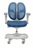 Кресло EXPERT ORTO (спинка DUO, слайдер, подлокотник 3D) каркас светлый, сетка синий Кресло EXPERT ORTO (спинка DUO, слайдер, подлокотник 3D) каркас светлый, сетка синий
