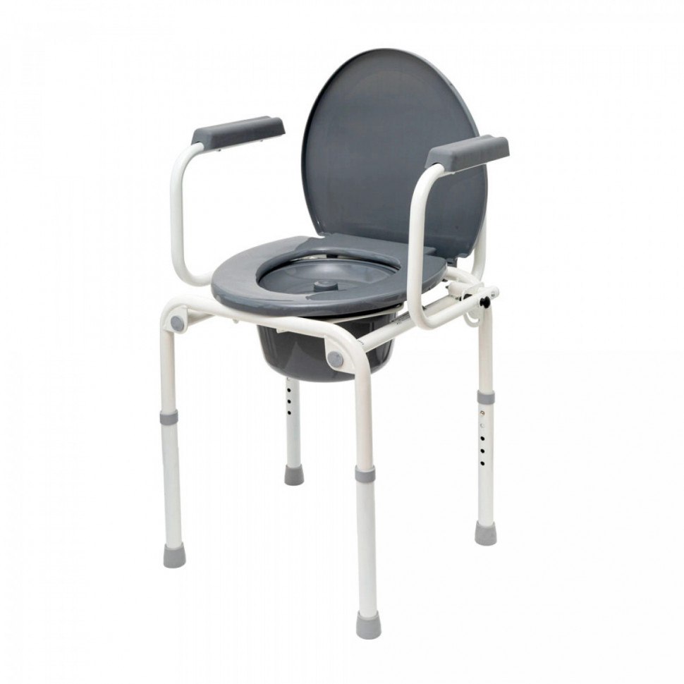 Кресло-туалет с откидными поручнями WC302 Кресло-туалет с откидными поручнями WC302